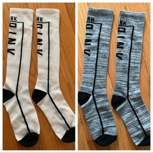 SOLD!!!! NFS!! 2 PINK VS super cute sporty socks!
